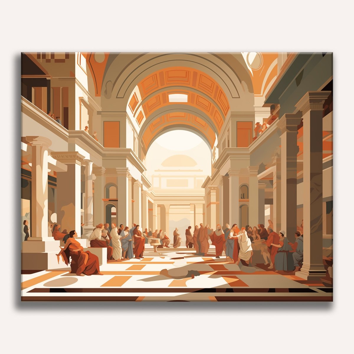 School of Athens - Number Artist Diamond Painting Kits
