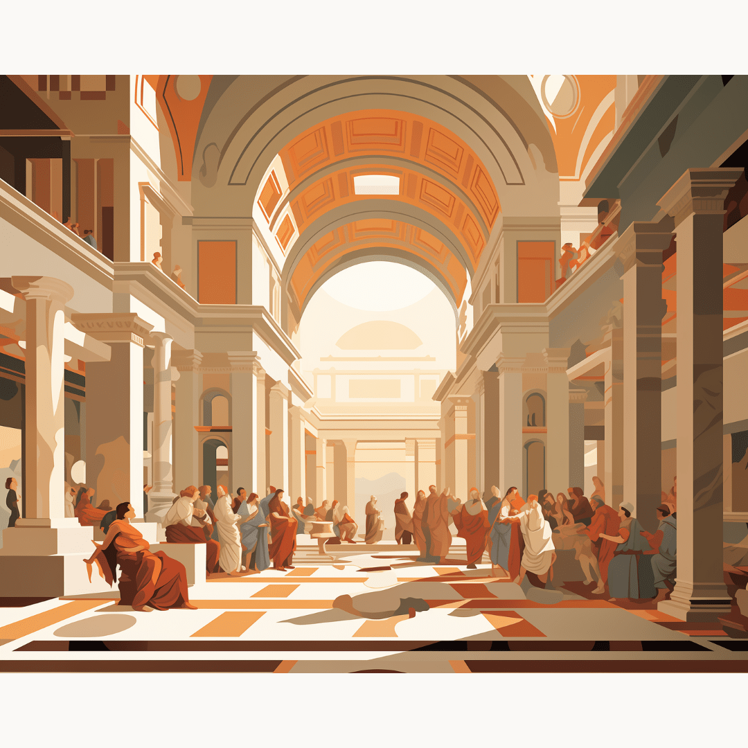 School of Athens - Number Artist Diamond Painting Kits
