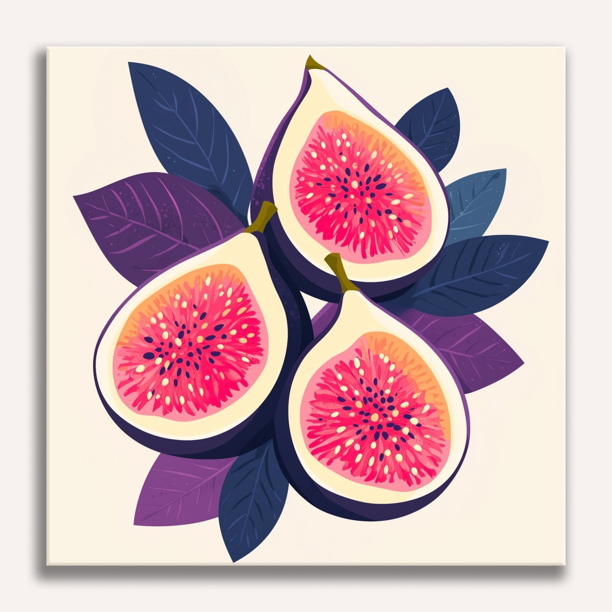 Seaside Figs - Number Artist Diamond Painting Kits