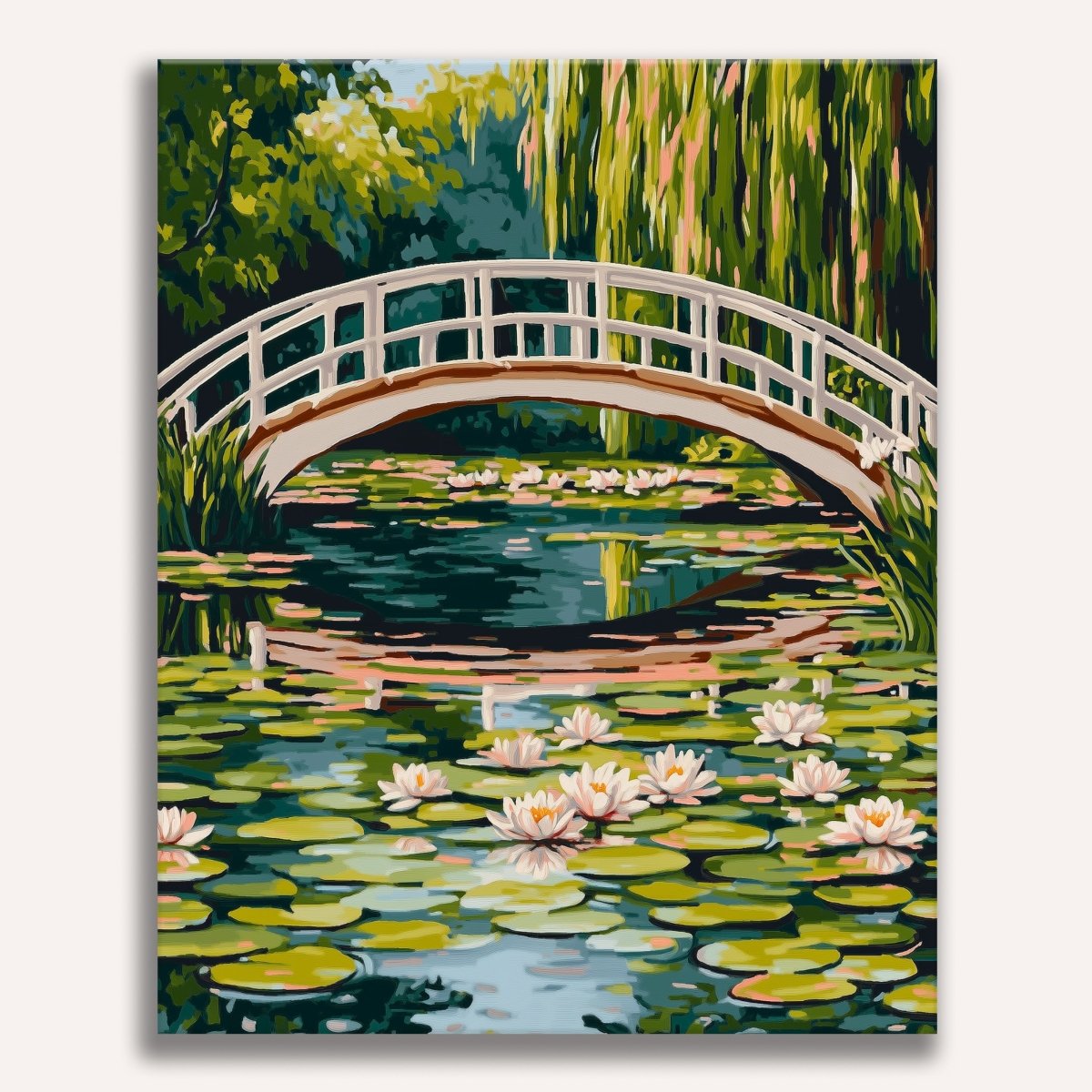 Series of Water Lillies - Number Artist Diamond Painting Kits