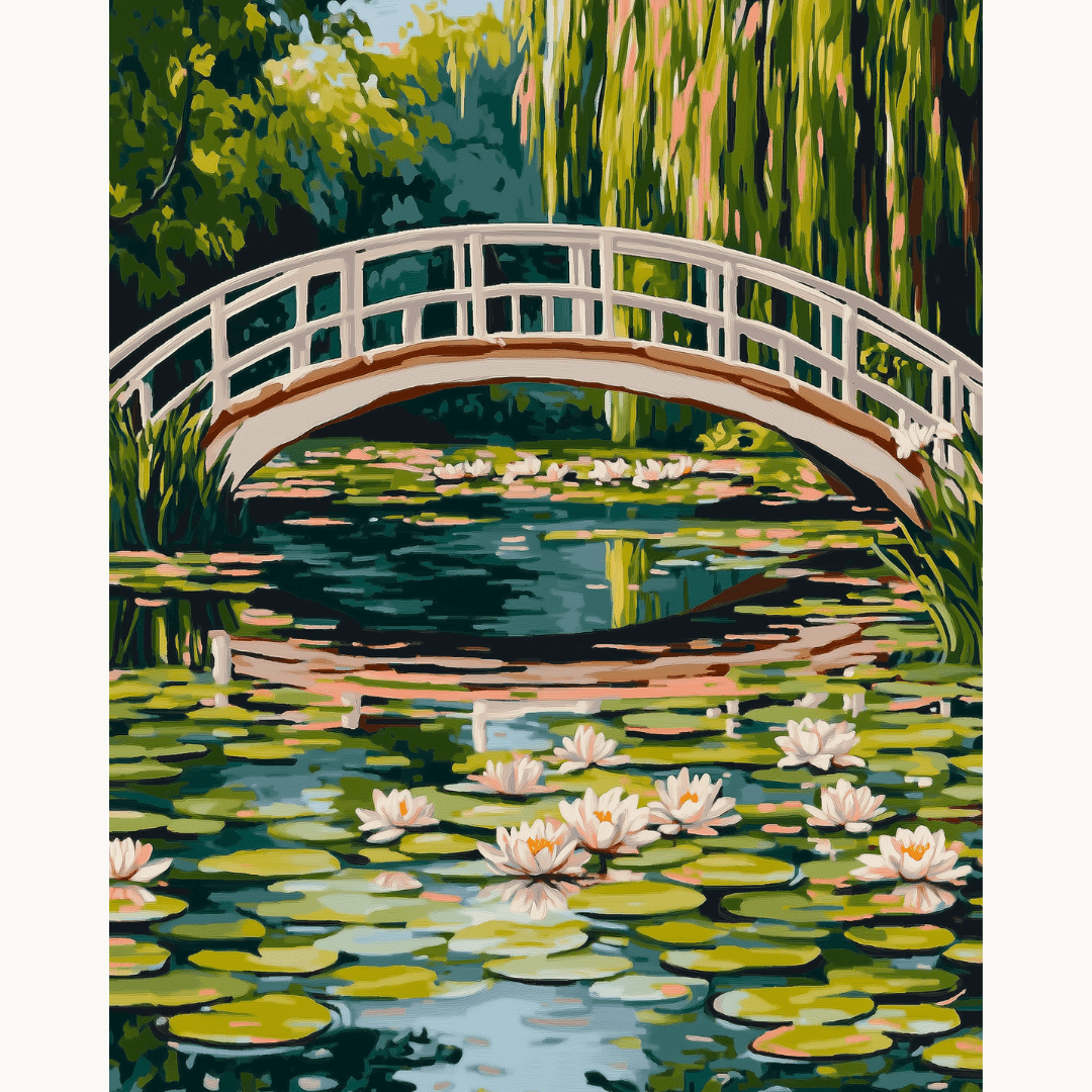 Series of Water Lillies - Number Artist Diamond Painting Kits
