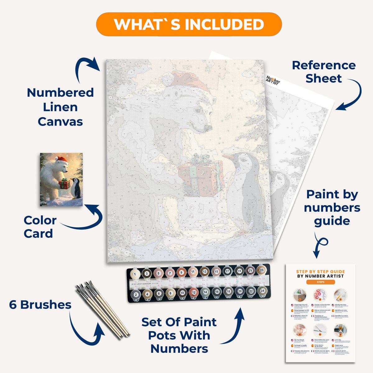 Sharing Gifts - Number Artist Paint By Numbers Kits