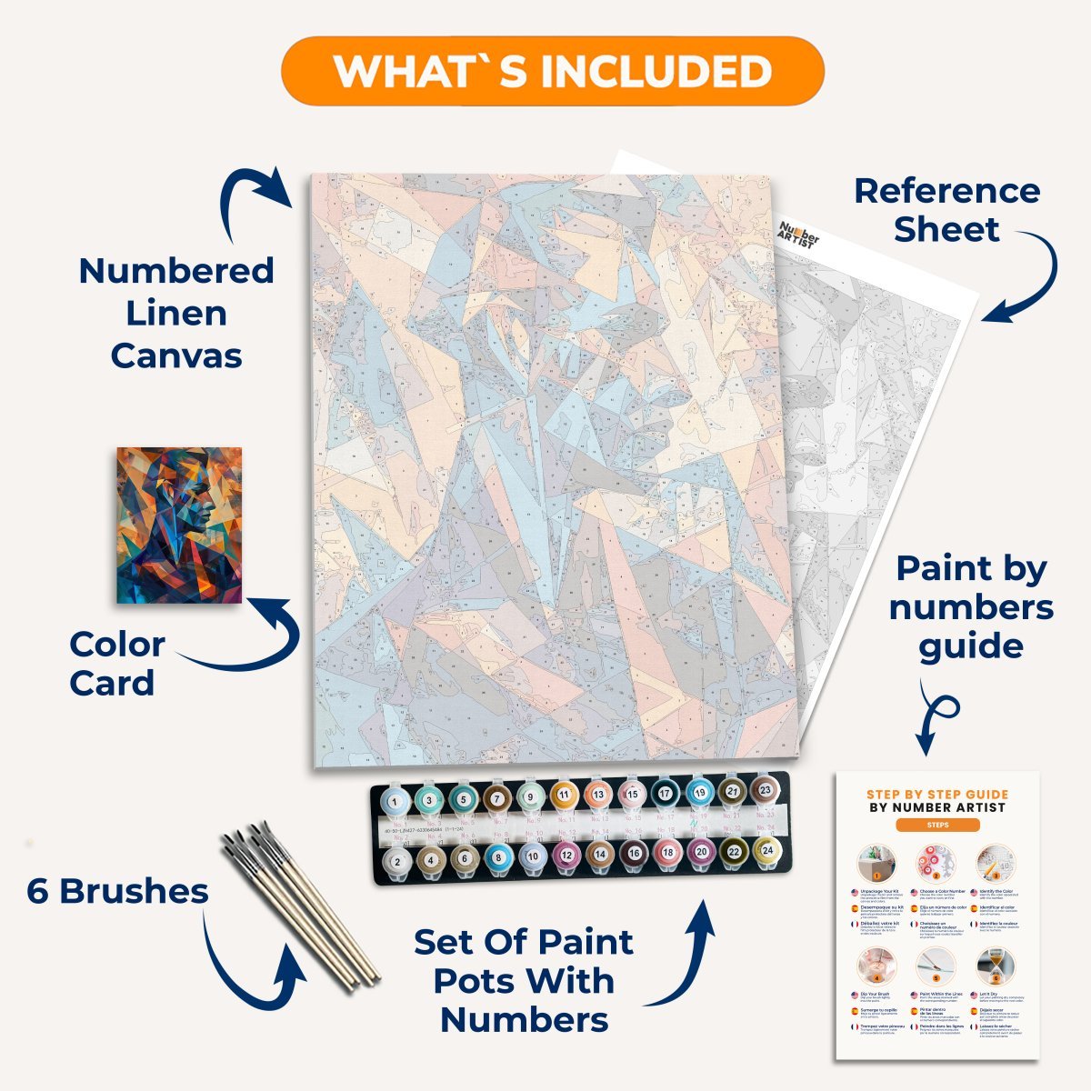Shattered Mind - Number Artist Diamond Painting Kits