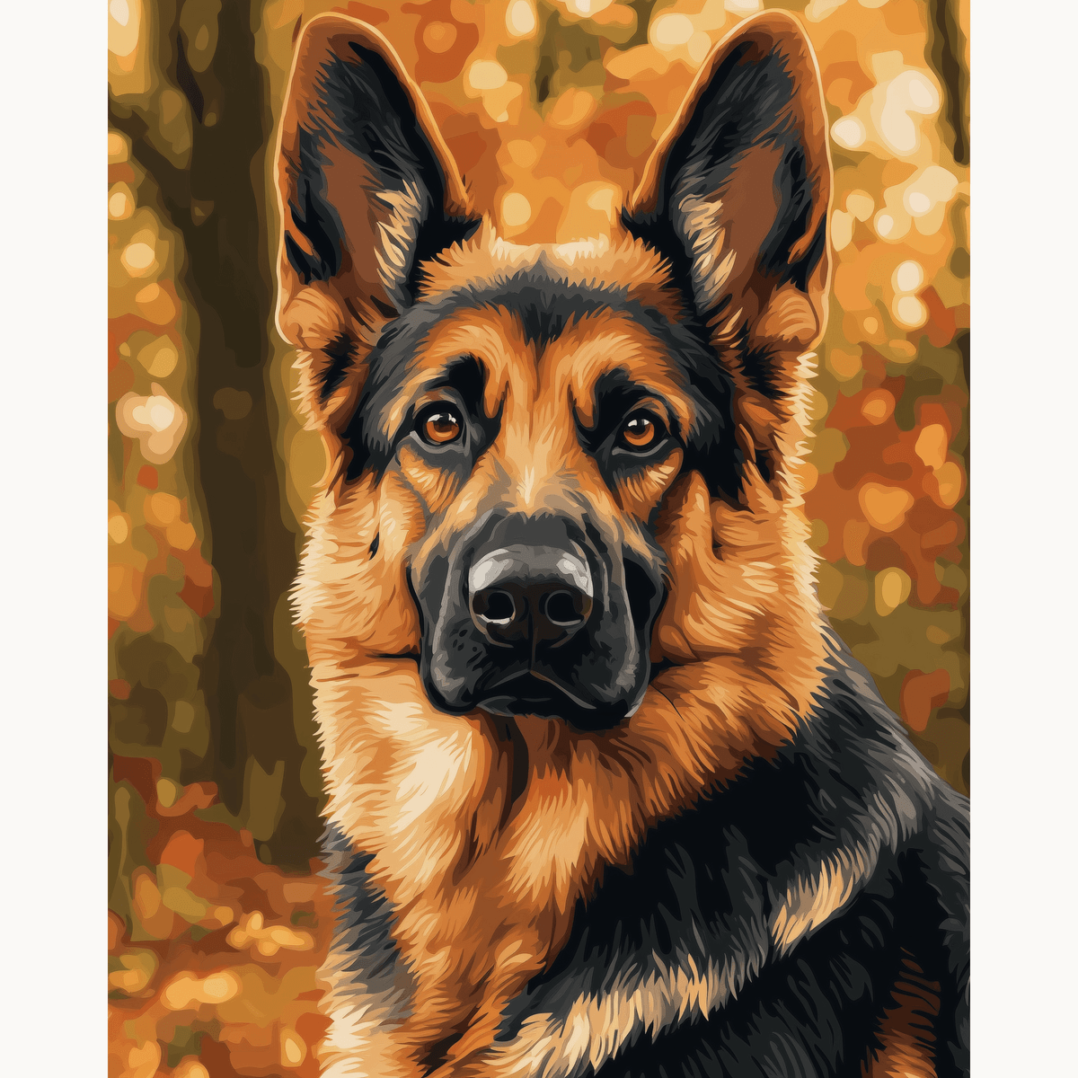 Shepherd Portrait - Number Artist Paint by Numbers Kits