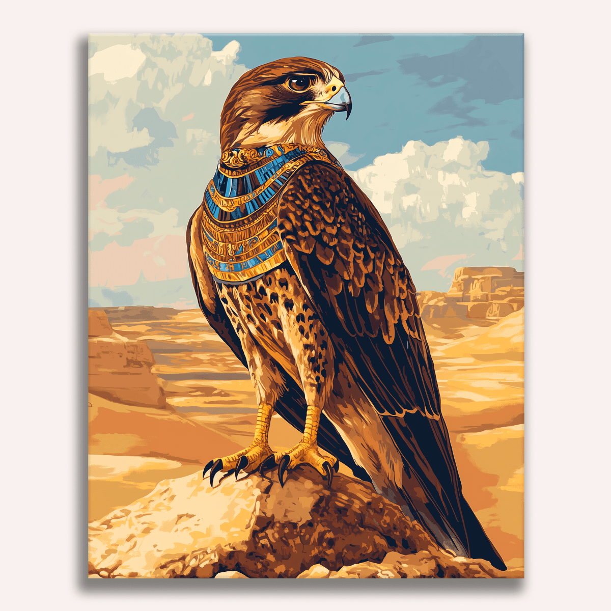 Sky God Horus - Number Artist Diamond Painting Kits
