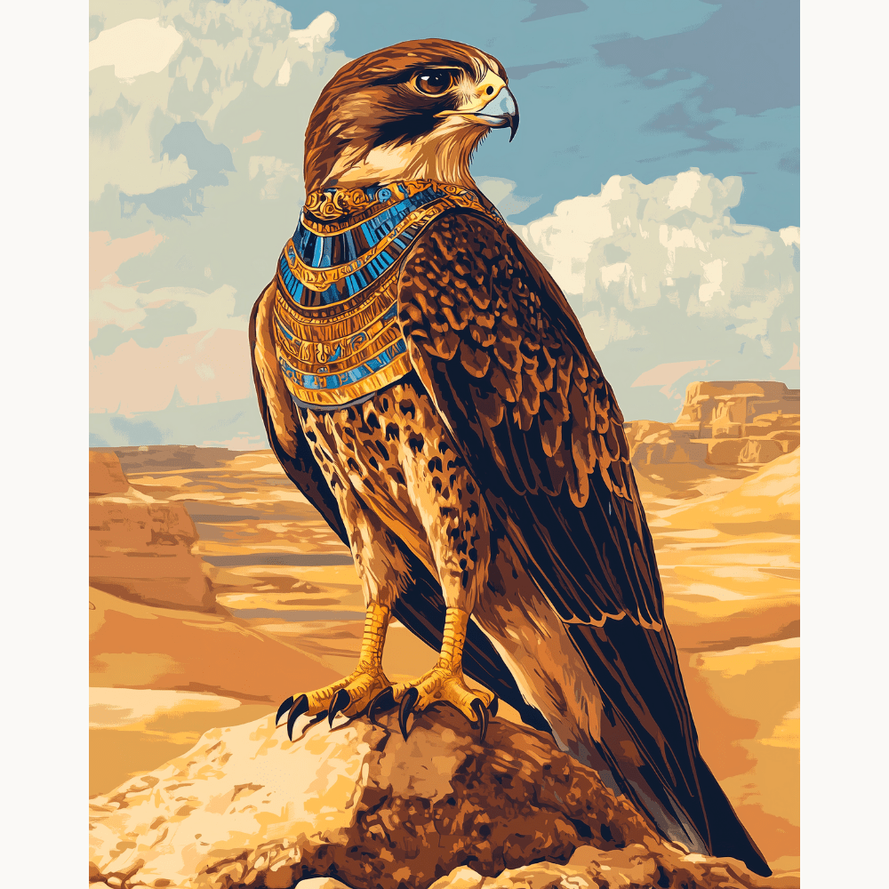 Sky God Horus - Number Artist Diamond Painting Kits