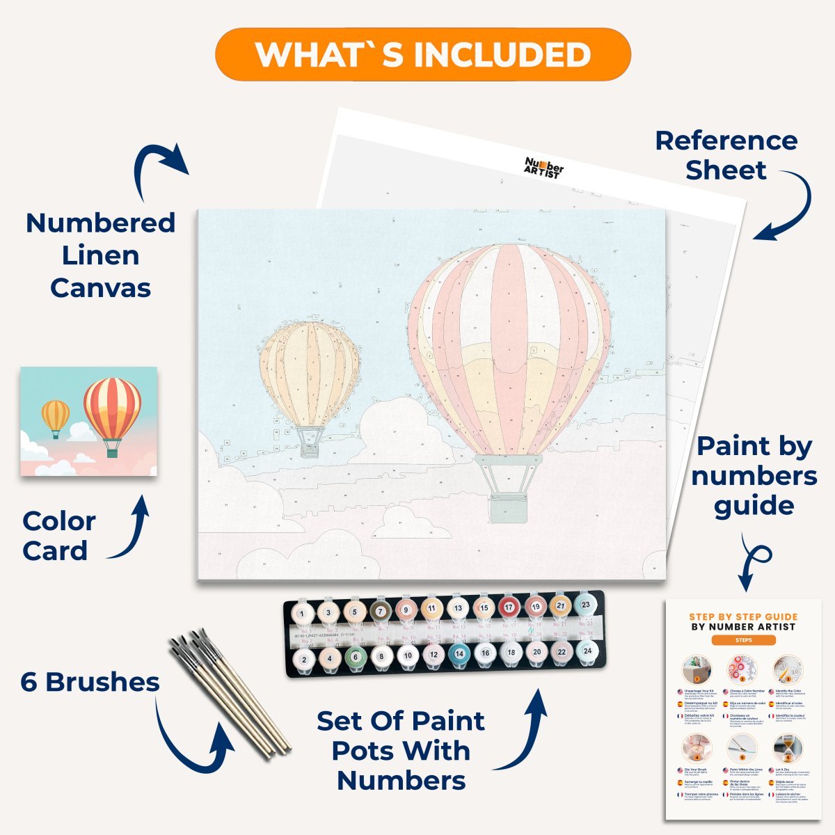 Sky's the Limit - Number Artist Diamond Painting Kits