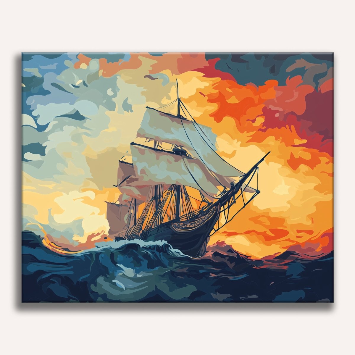 Slave Ship - Number Artist Diamond Painting Kits