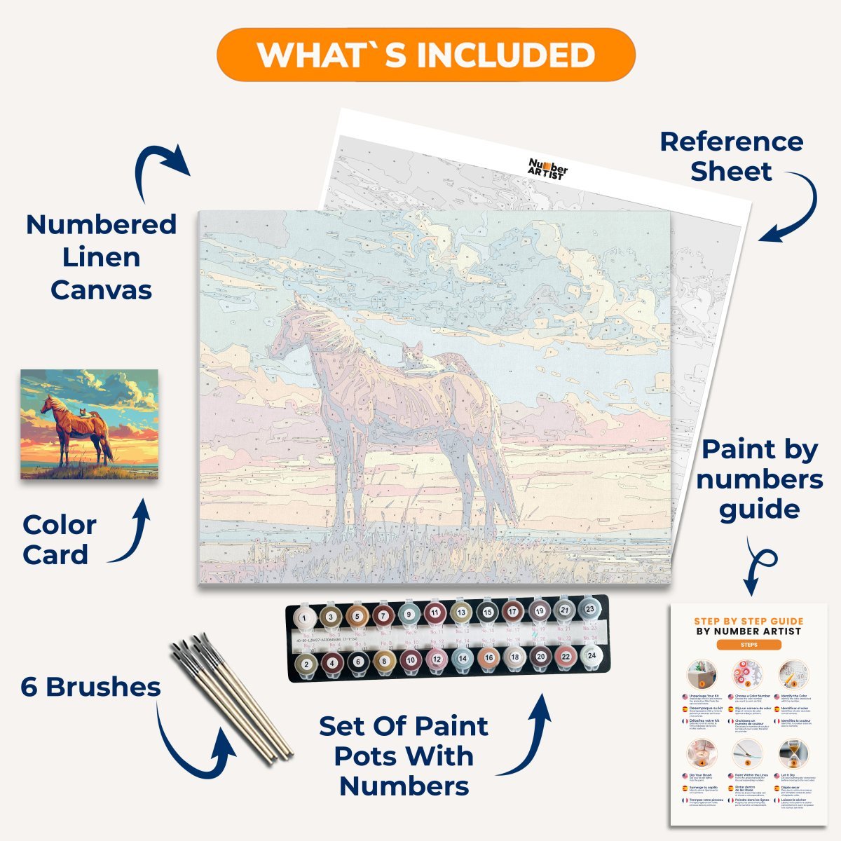Sleepy Companion - Number Artist Diamond Painting Kits