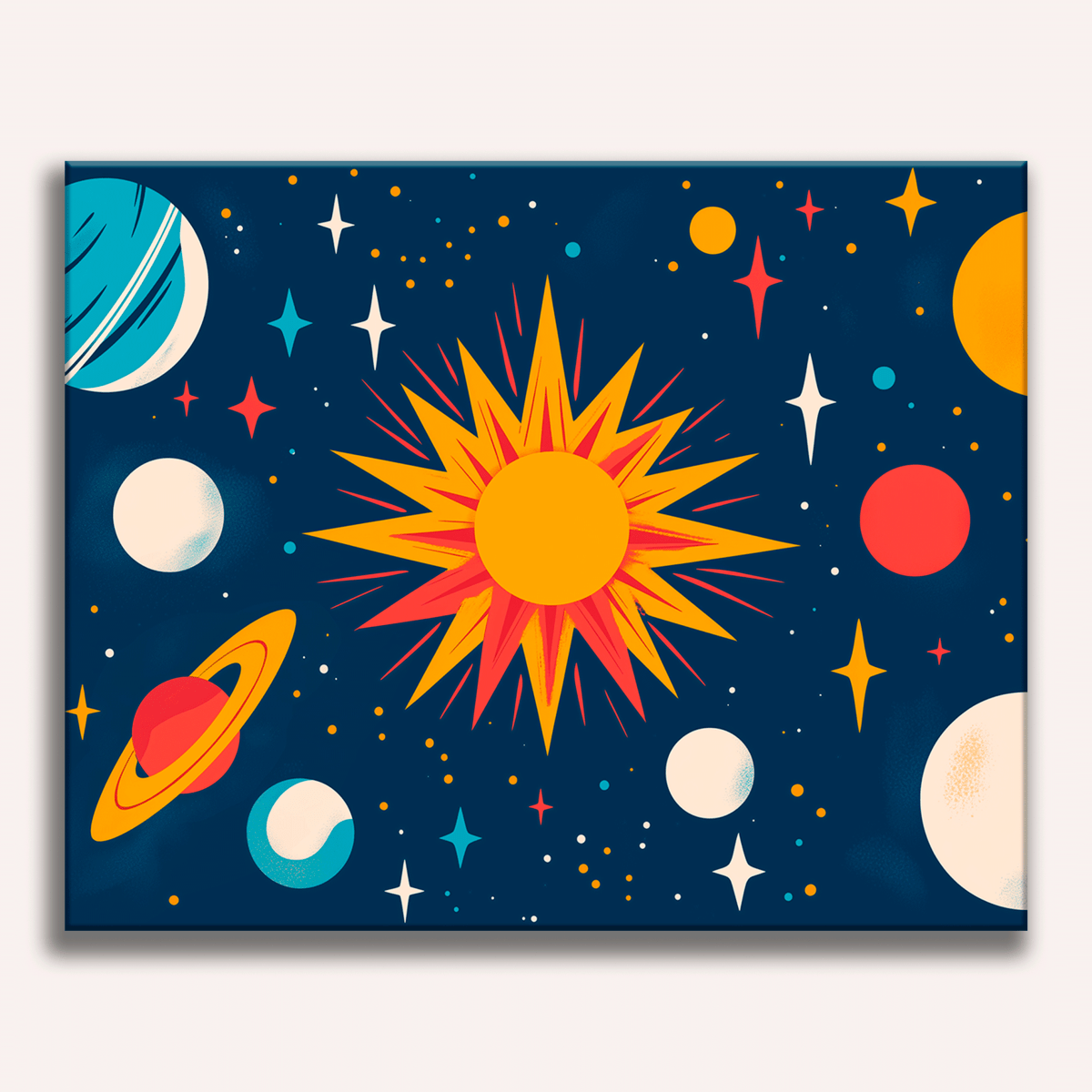 Solar System - Number Artist Diamond Painting Kits