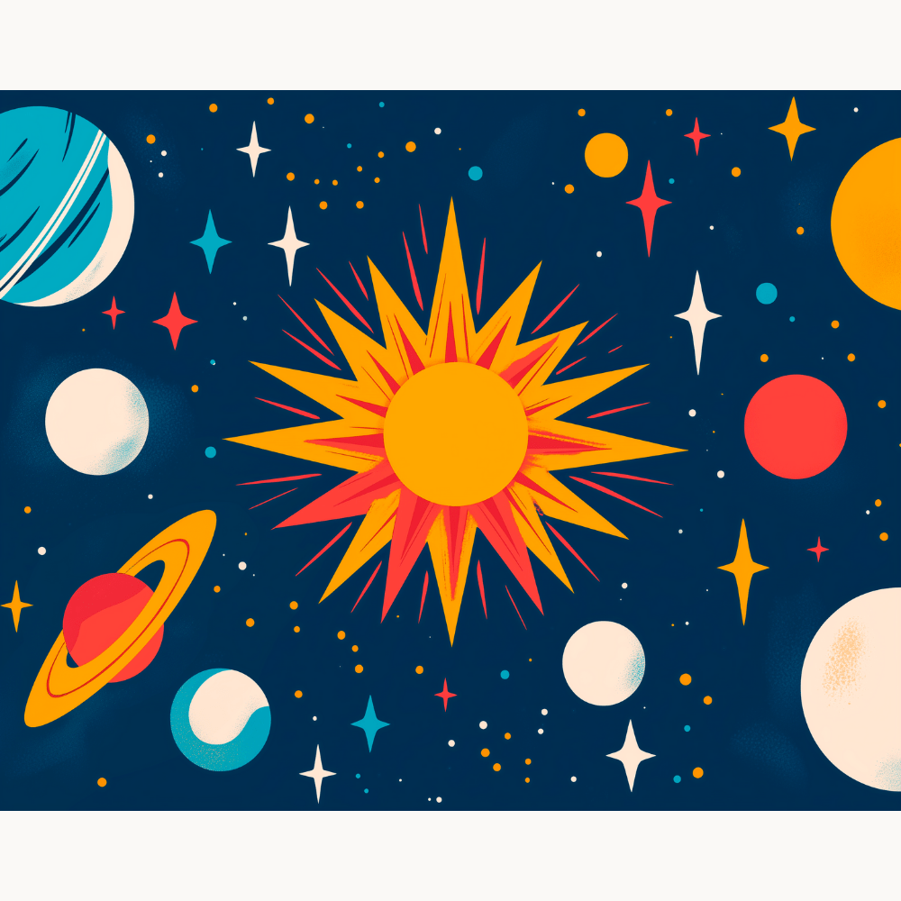 Solar System - Number Artist Diamond Painting Kits