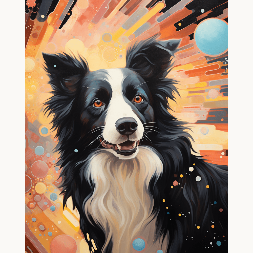 Space Collie - Number Artist Diamond Painting Kits