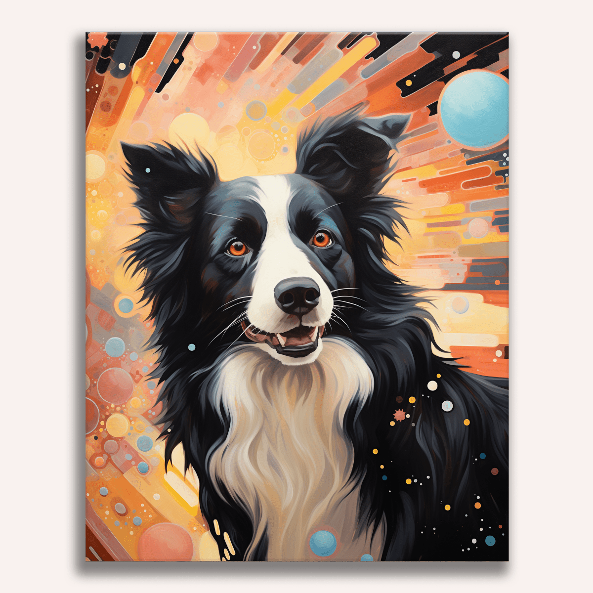 Space Collie - Number Artist Diamond Painting Kits