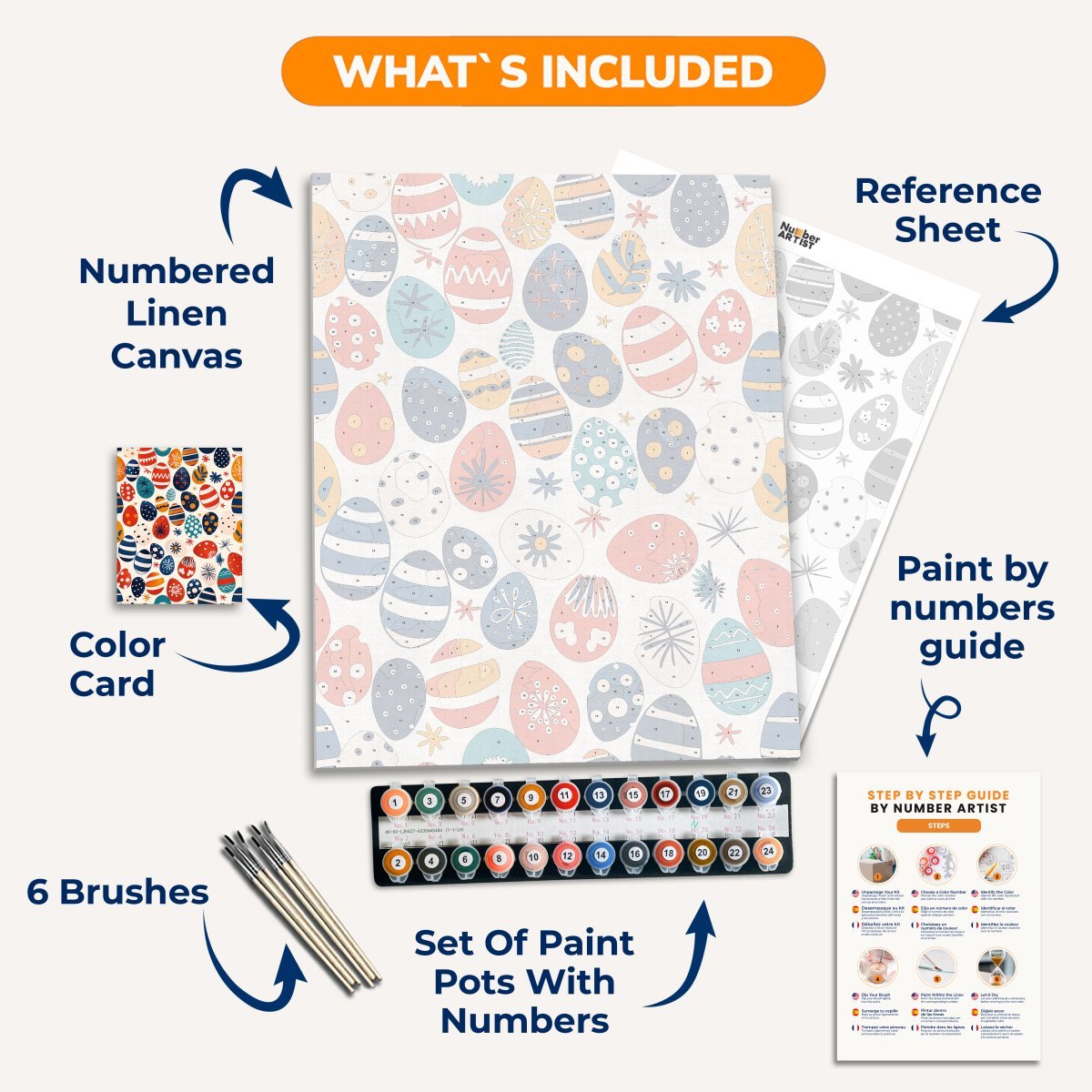 Spring Scramble - Number Artist Diamond Painting Kits