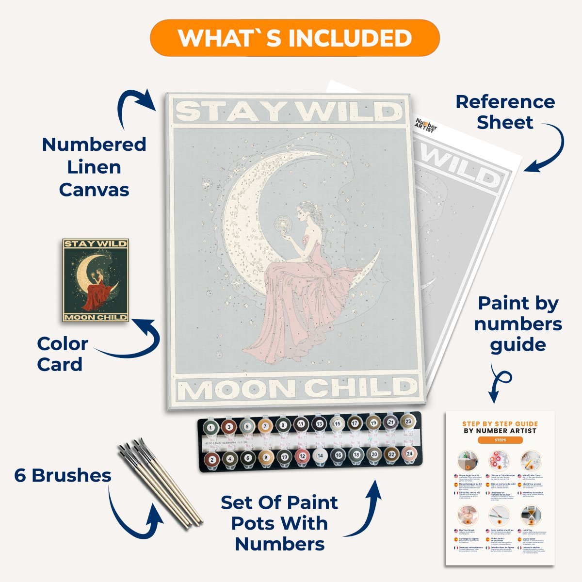 Stay Wild - Number Artist Diamond Painting Kits
