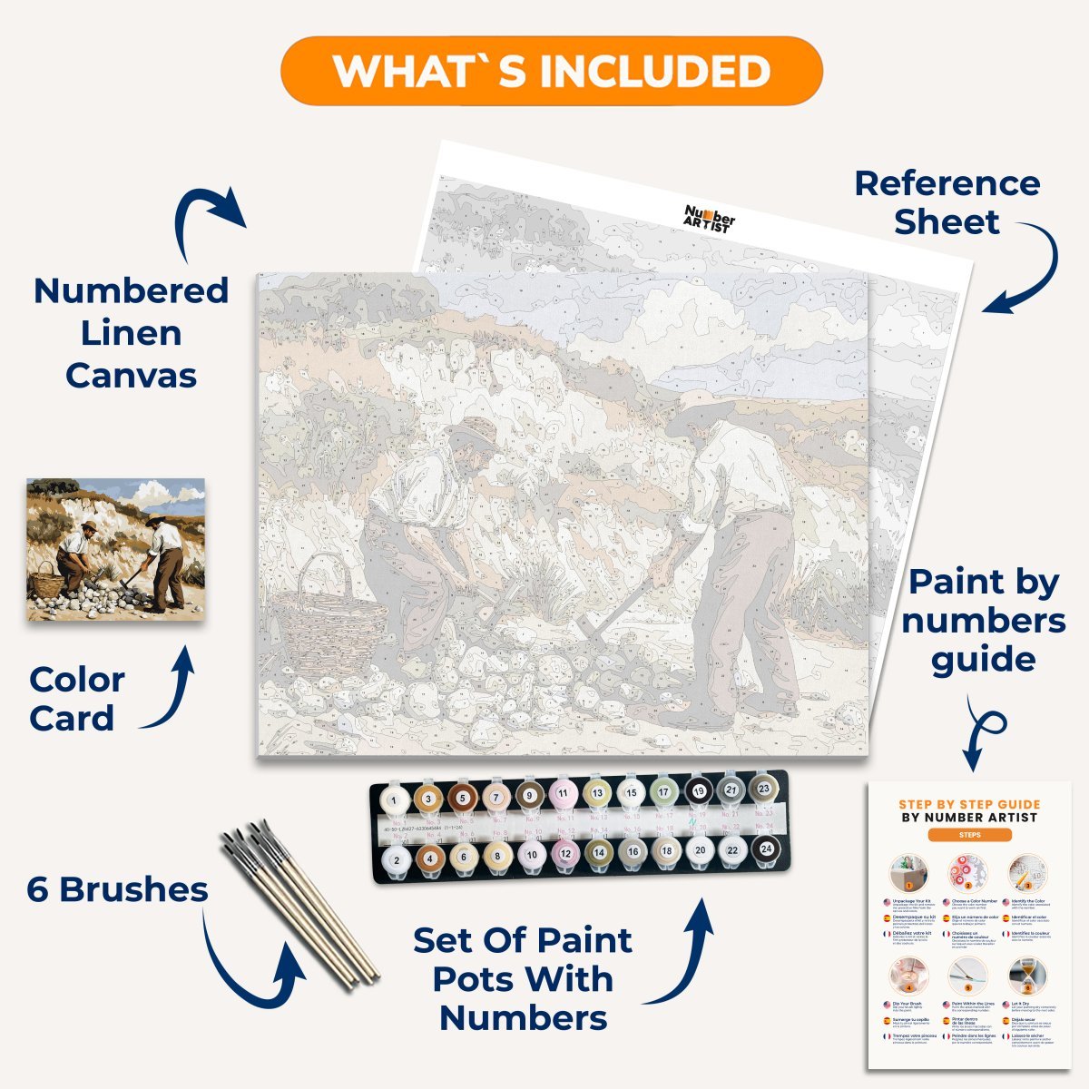Stone Breakers - Number Artist Diamond Painting Kits