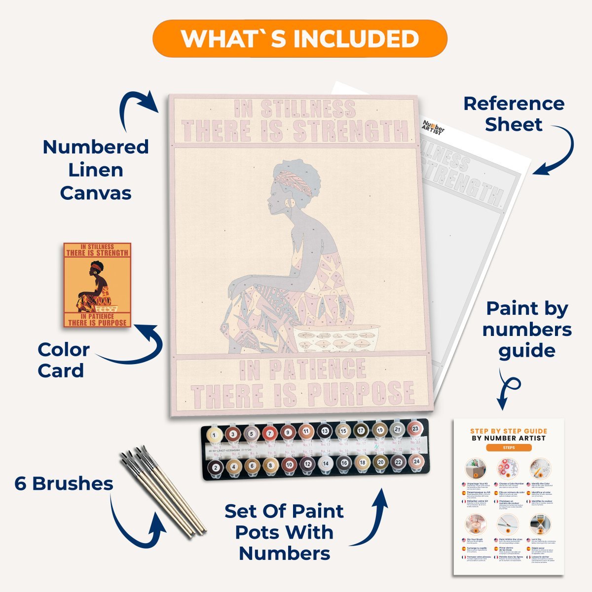 Strength and Purpose - Number Artist Diamond Painting Kits