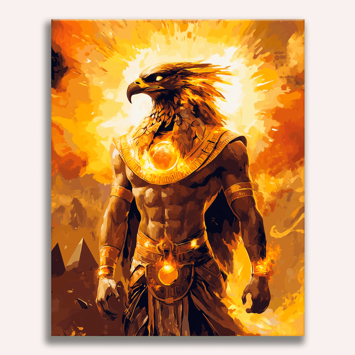 Sun God Ra - Number Artist Diamond Painting Kits