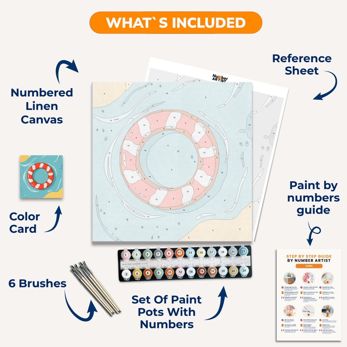 Sunny Float - Number Artist Diamond Painting Kits