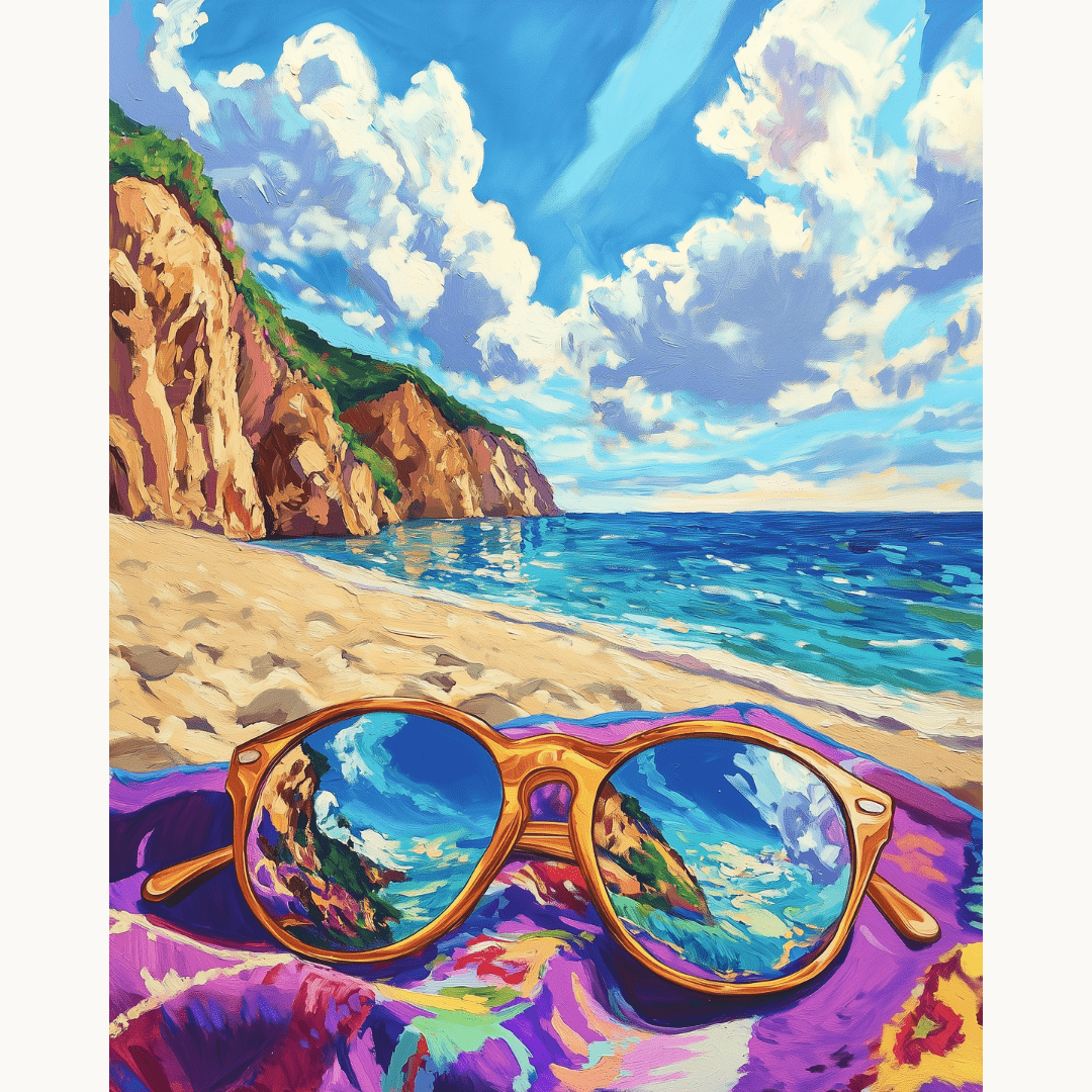 Sunny Seaside - Number Artist Diamond Painting Kits