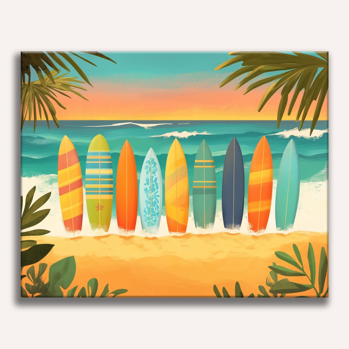 Surfing Trip - Number Artist Diamond Painting Kits