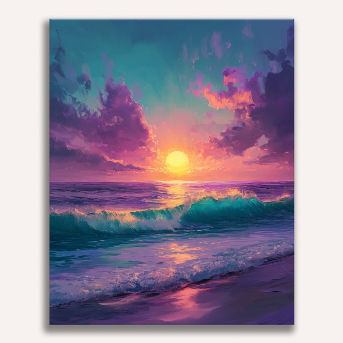 Surreal Evening - Number Artist Diamond Painting Kits