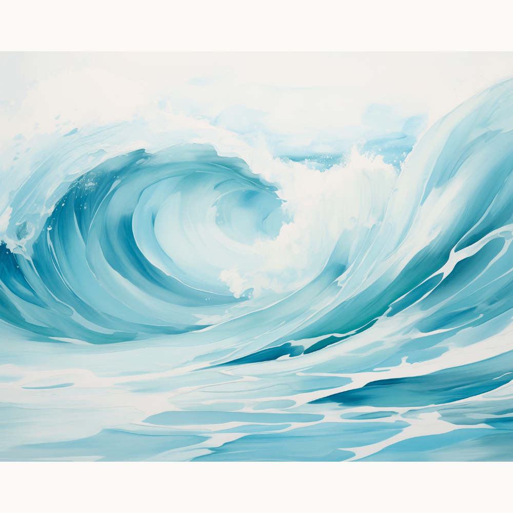 Swirling Waves - Number Artist Diamond Painting Kits