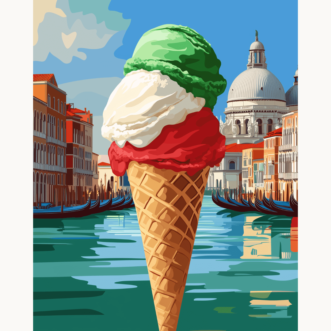 Taste of Italy - Number Artist Diamond Painting Kits