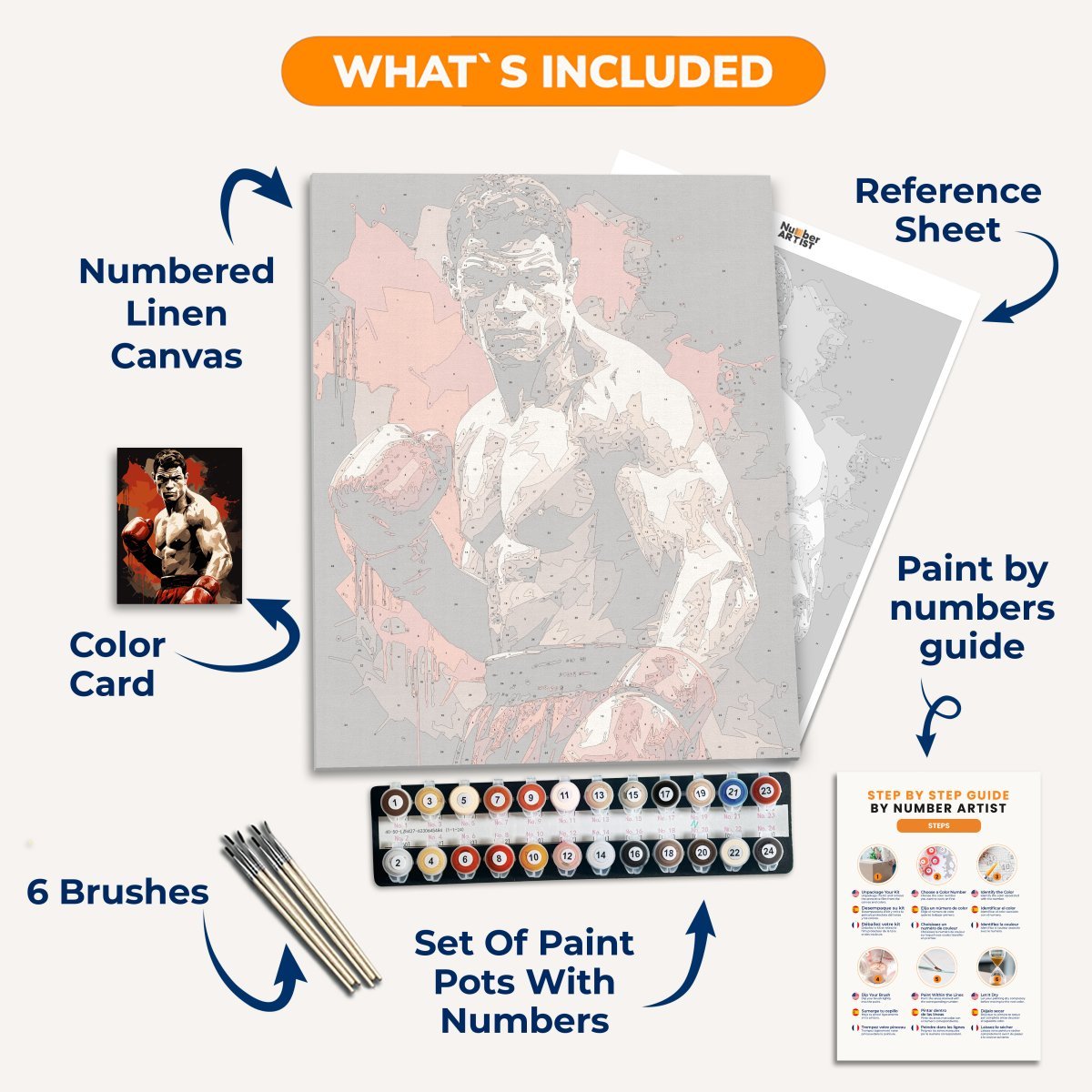 Technical Knockout - Number Artist Diamond Painting Kits