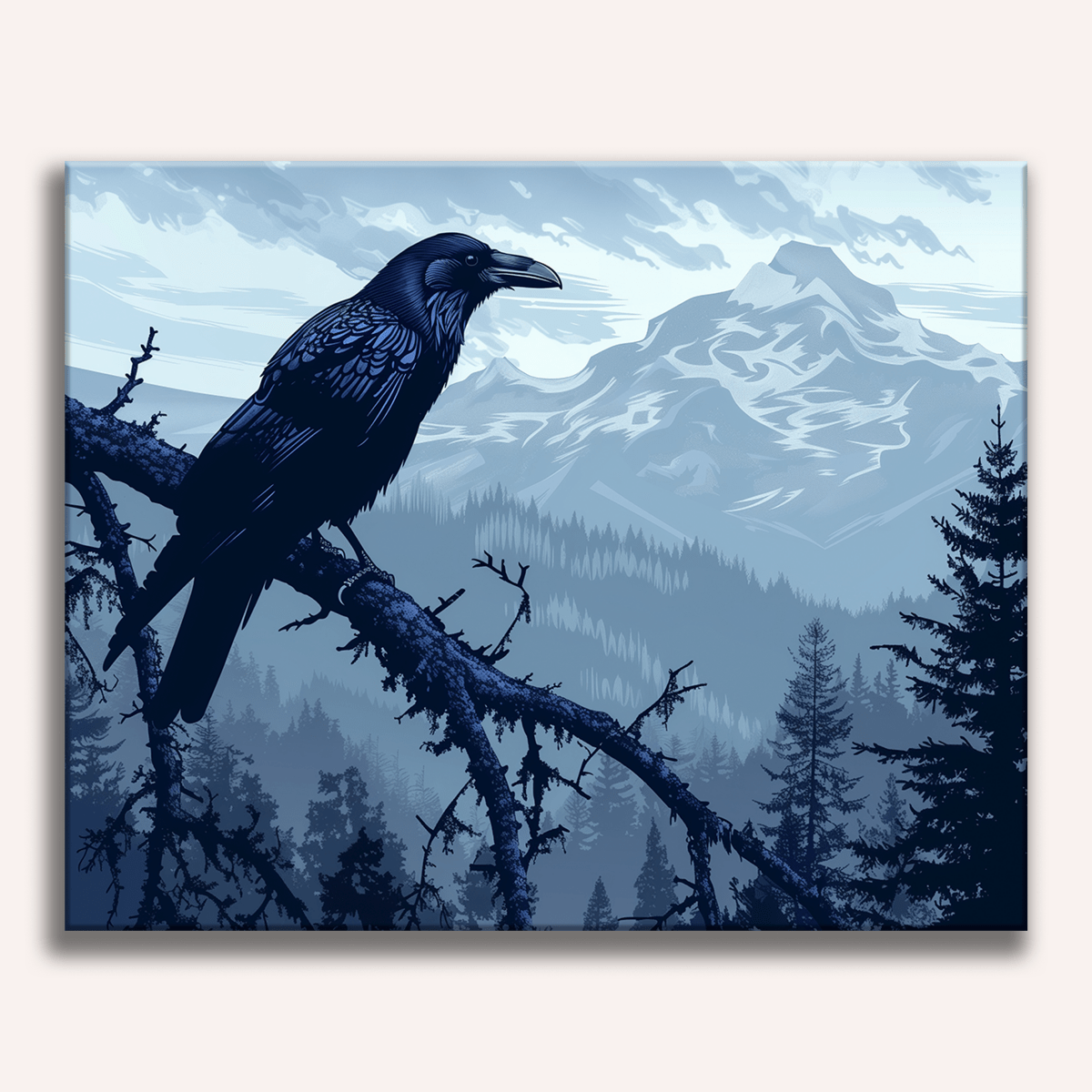 The Allseeing Raven - Number Artist Diamond Painting Kits