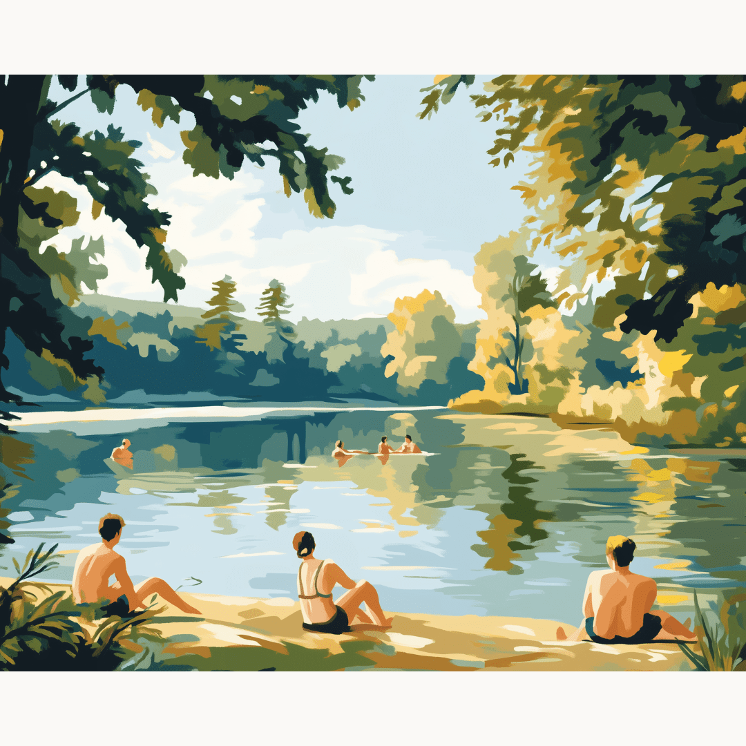 The Bathers - Number Artist Diamond Painting Kits