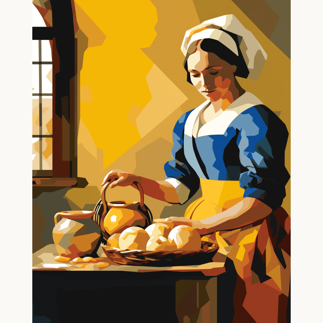 The Milkmaid - Number Artist Diamond Painting Kits