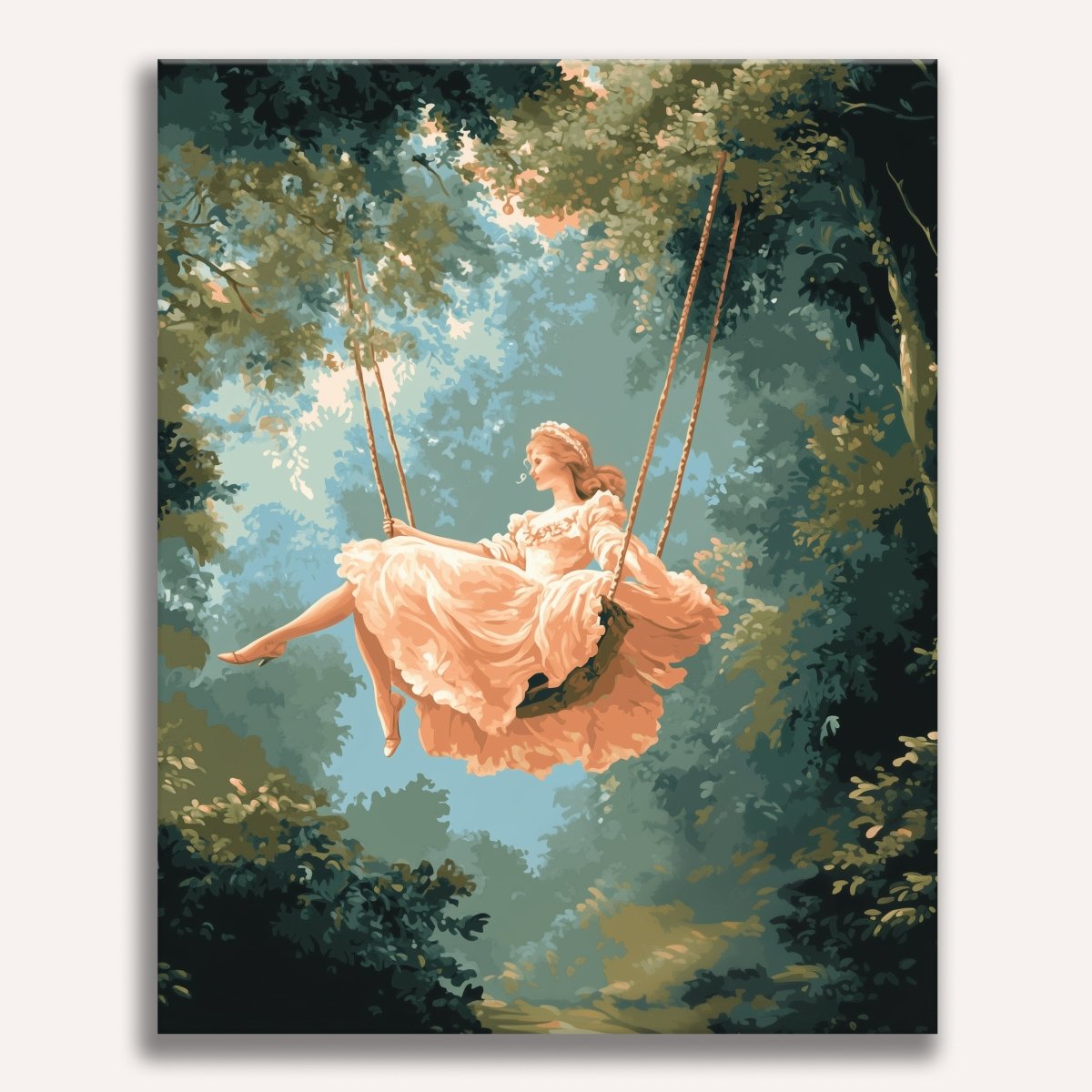 The Swing - Number Artist Diamond Painting Kits