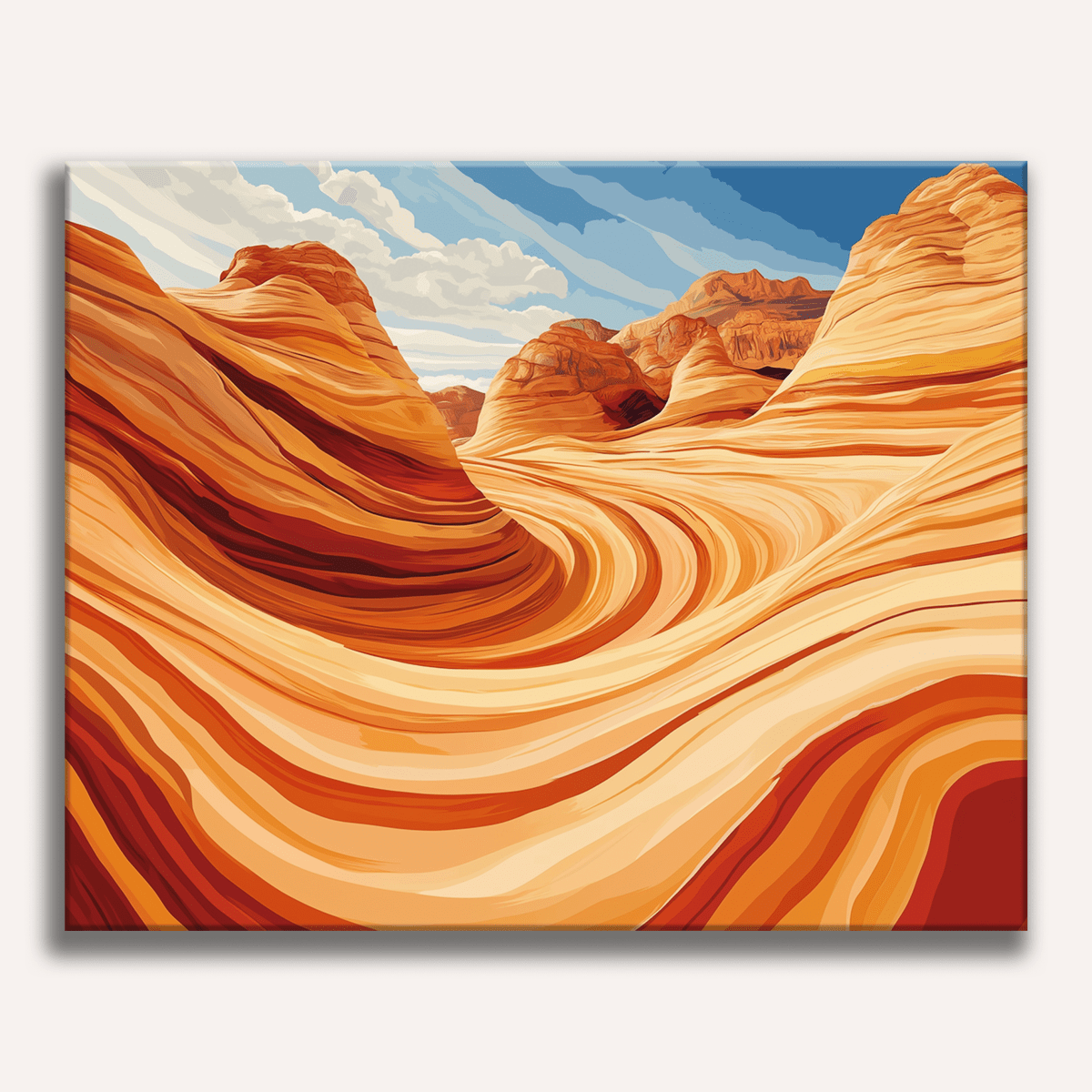 The Wave Paint by Numbers Kit