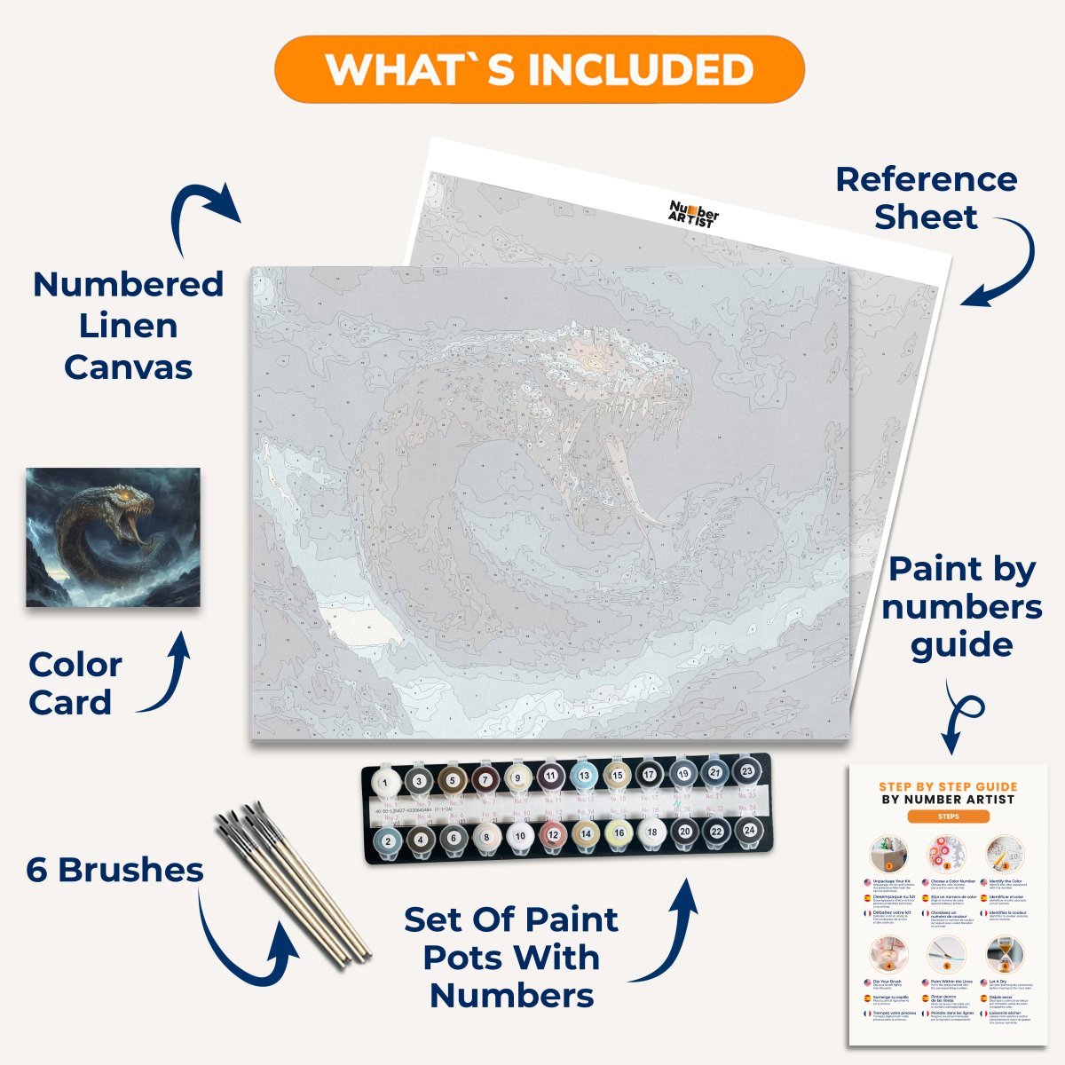 The World Serpent - Number Artist Diamond Painting Kits