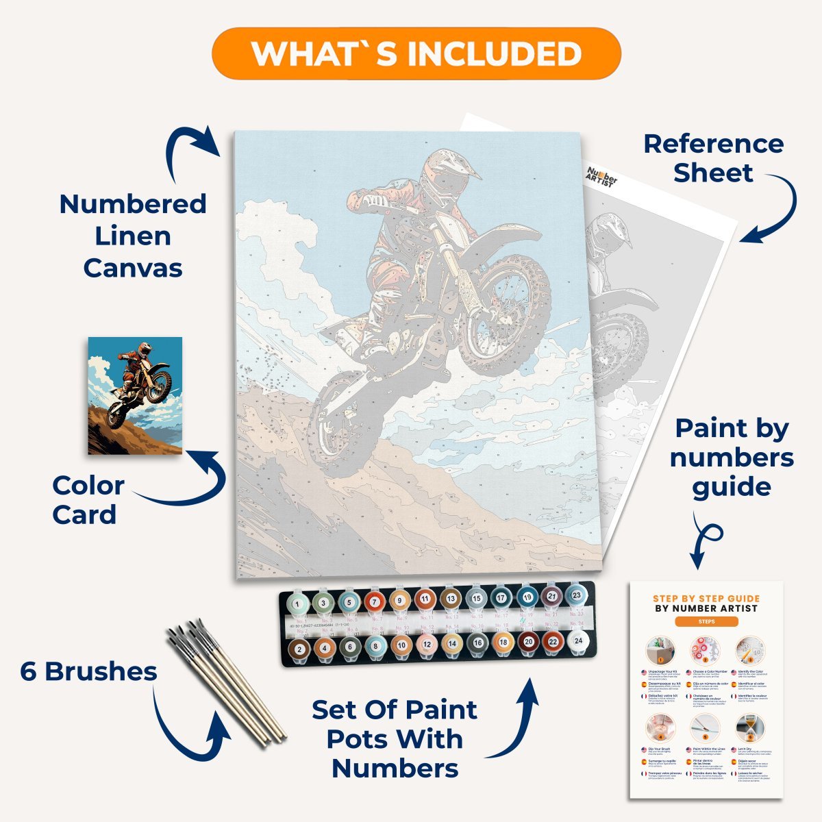 Thrill Seeking - Number Artist Diamond Painting Kits