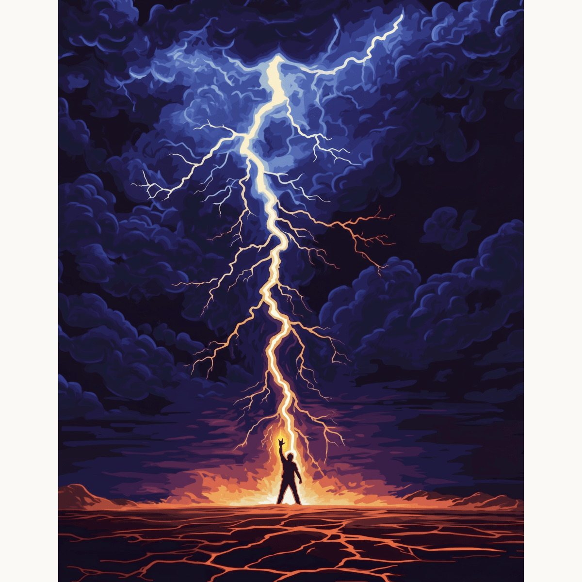 Thunderstruck - Number Artist Paint by Numbers Kits
