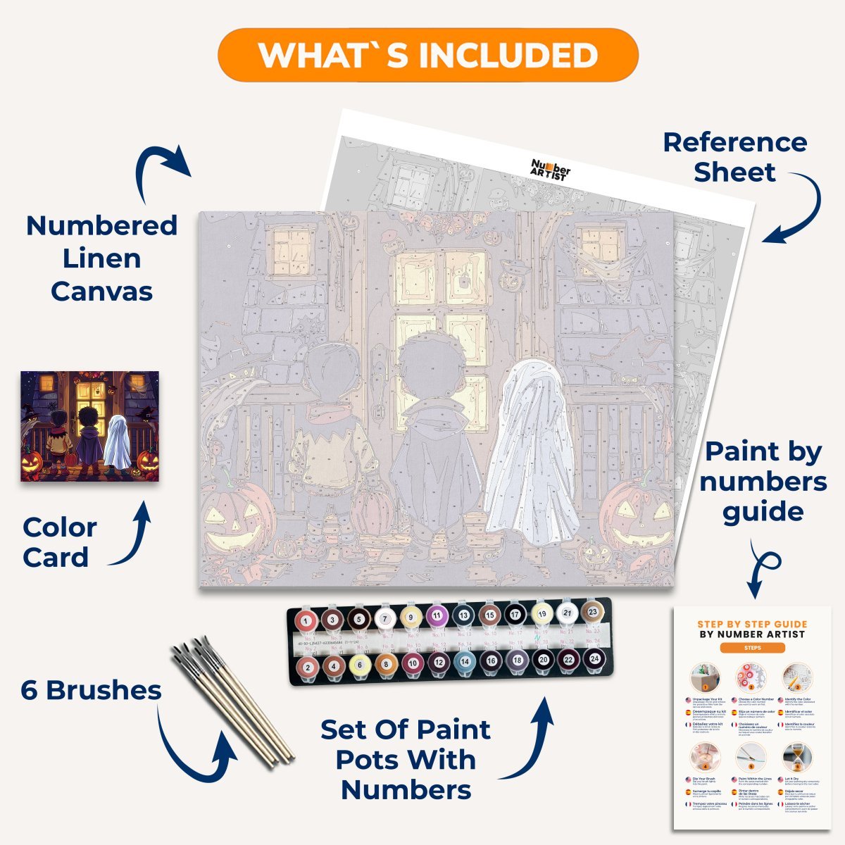 Trick or Treat - Number Artist Diamond Painting Kits