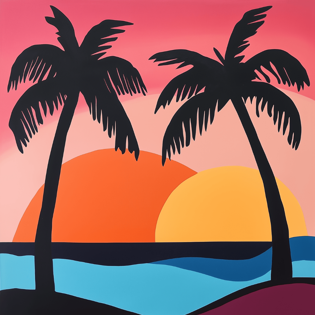 Tropical Haven - Number Artist Diamond Painting Kits
