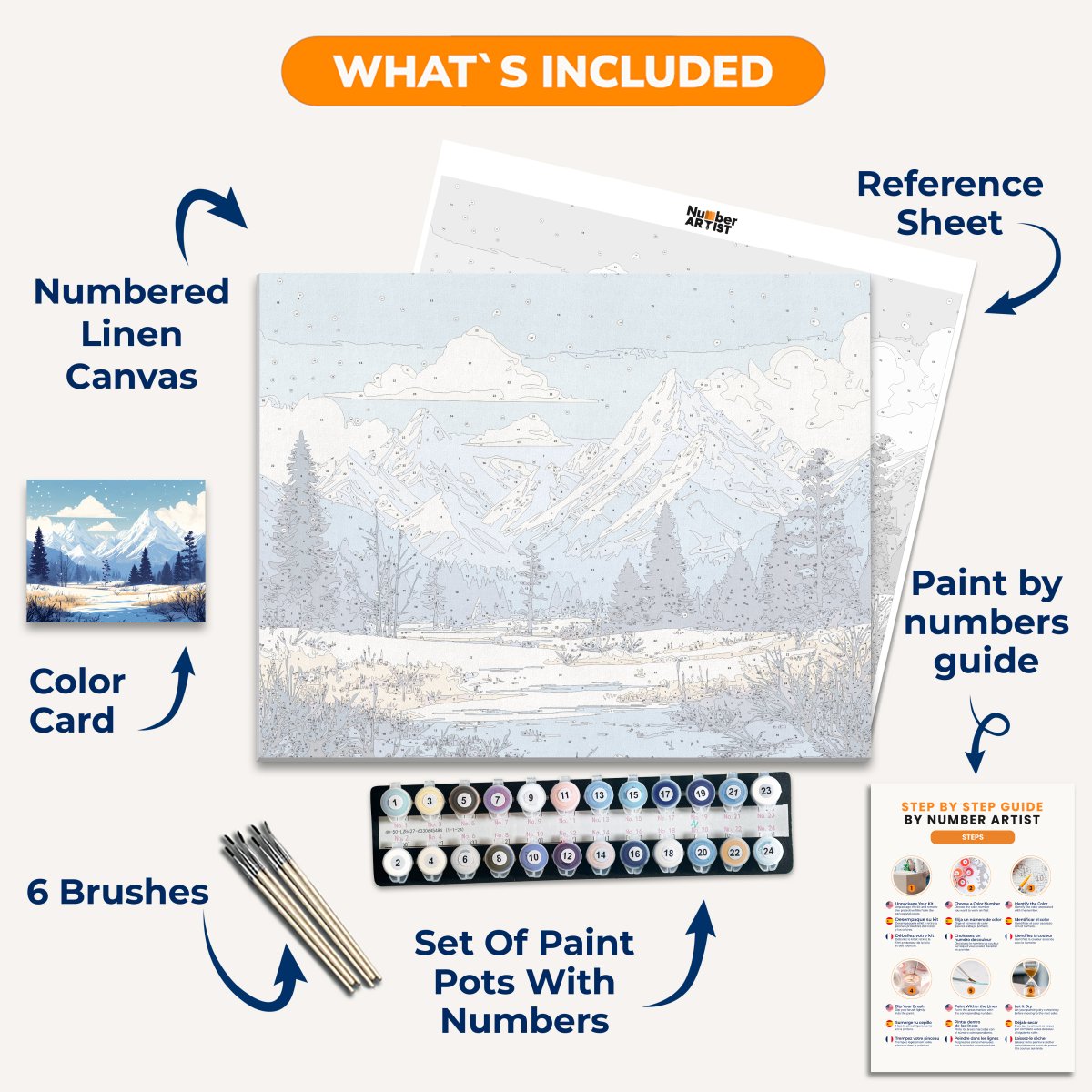 Tundra View - Number Artist Paint By Numbers Kits