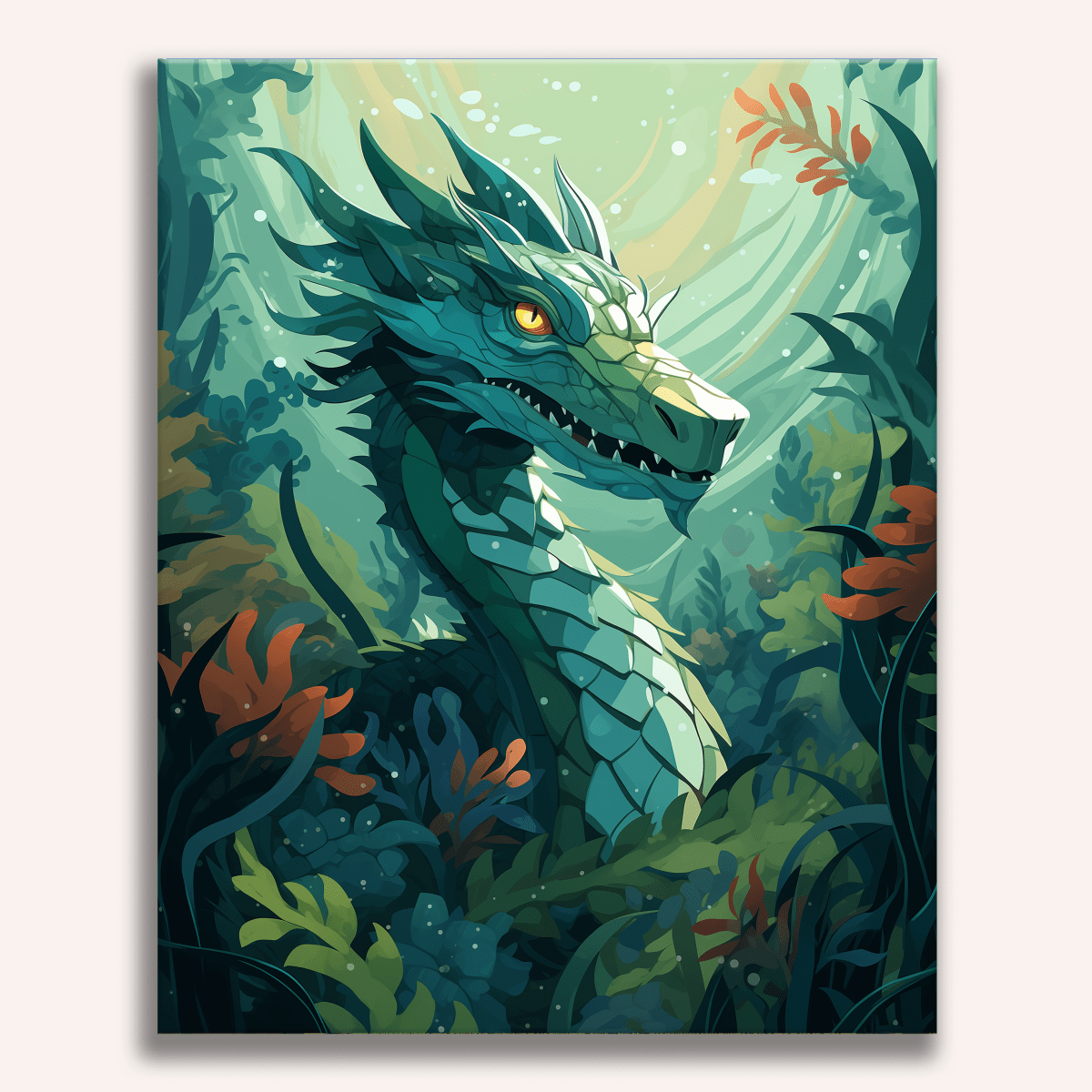 Underwater Guardian - Number Artist Diamond Painting Kits