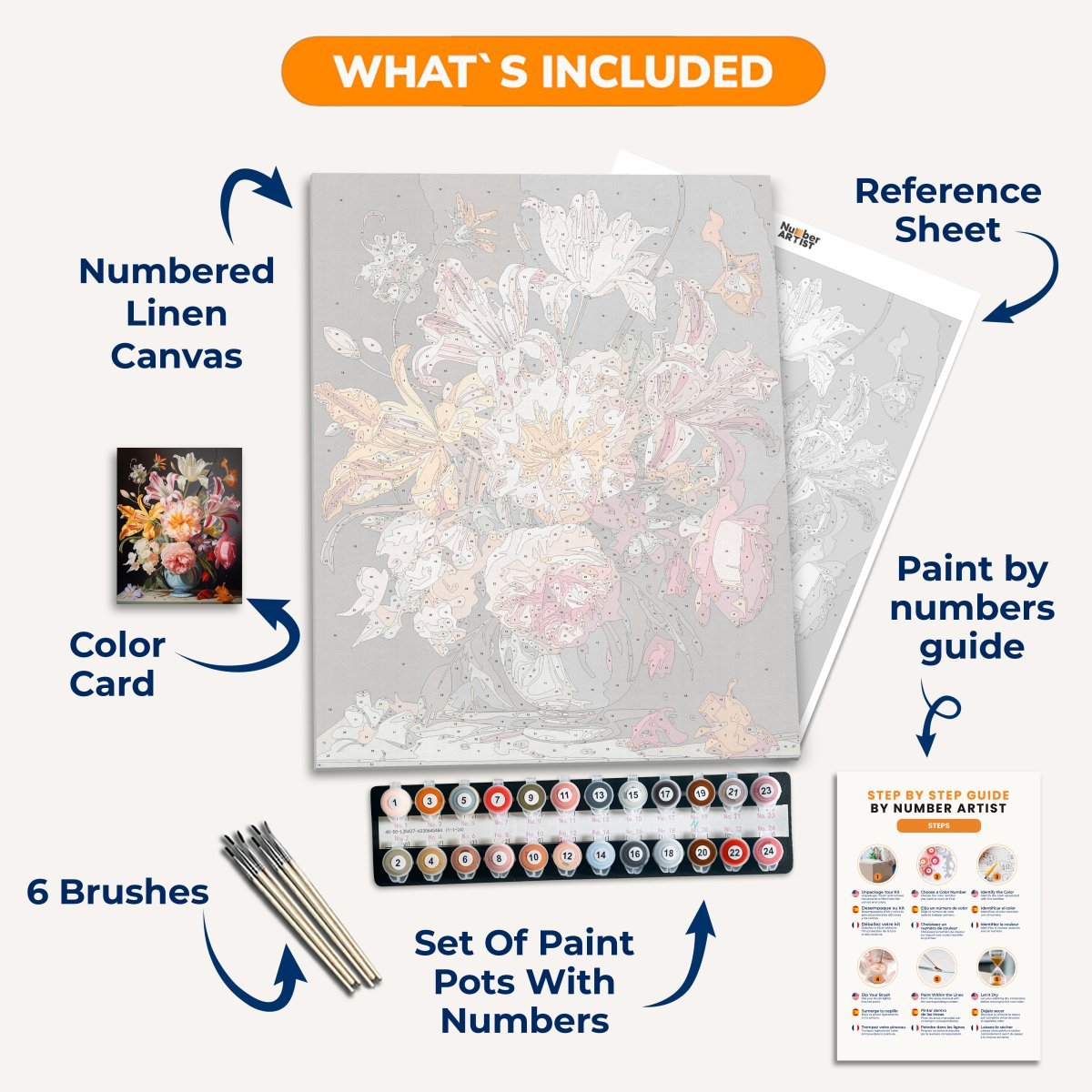 Variety Pot - Number Artist Diamond Painting Kits