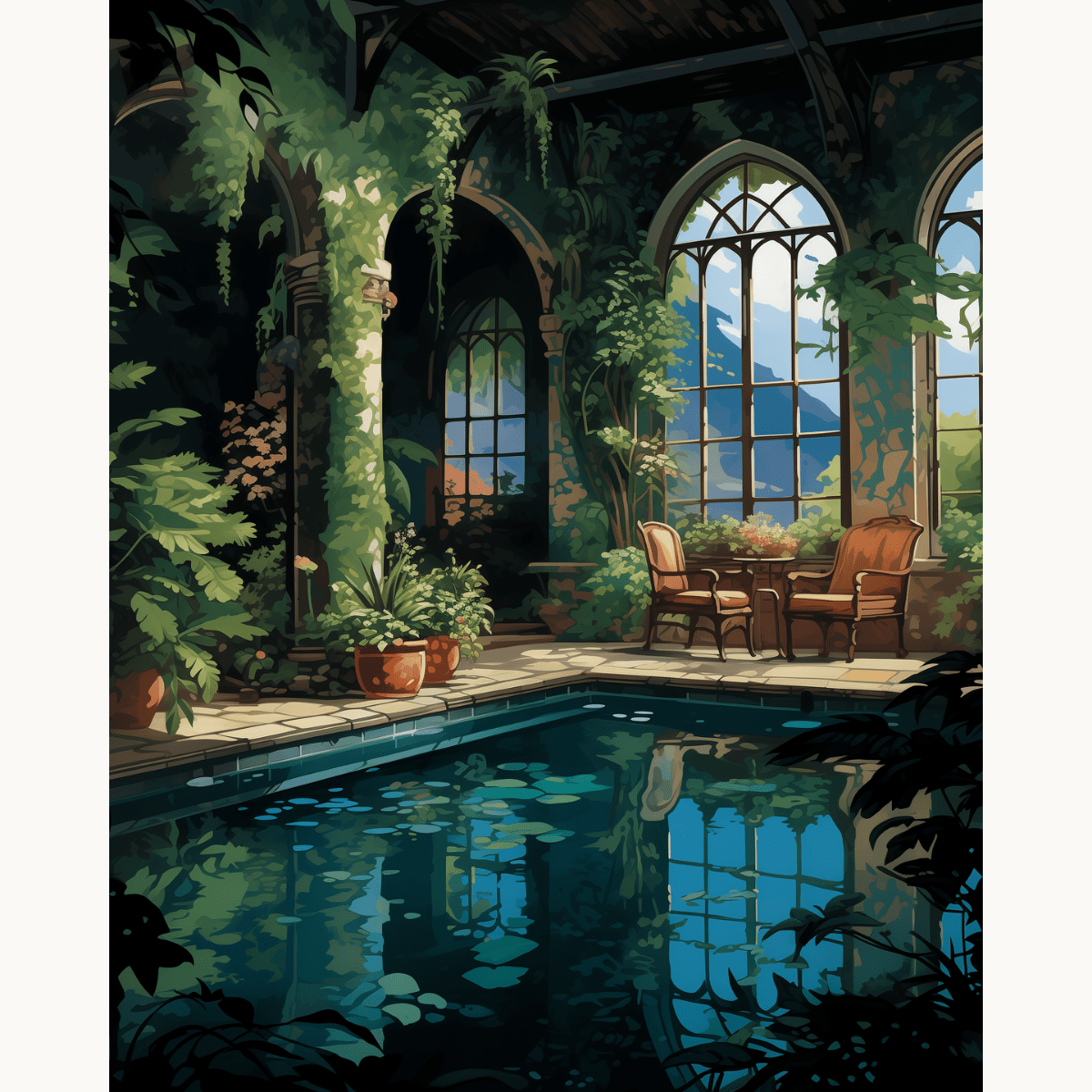 Piscine intérieure de Verdant