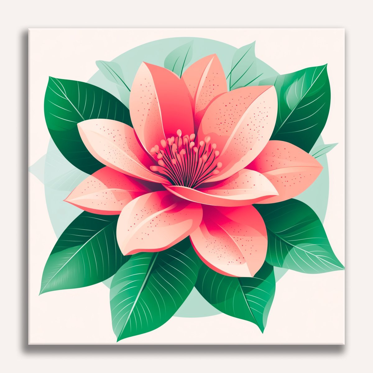 Vibrant Bloom - Number Artist Diamond Painting Kits