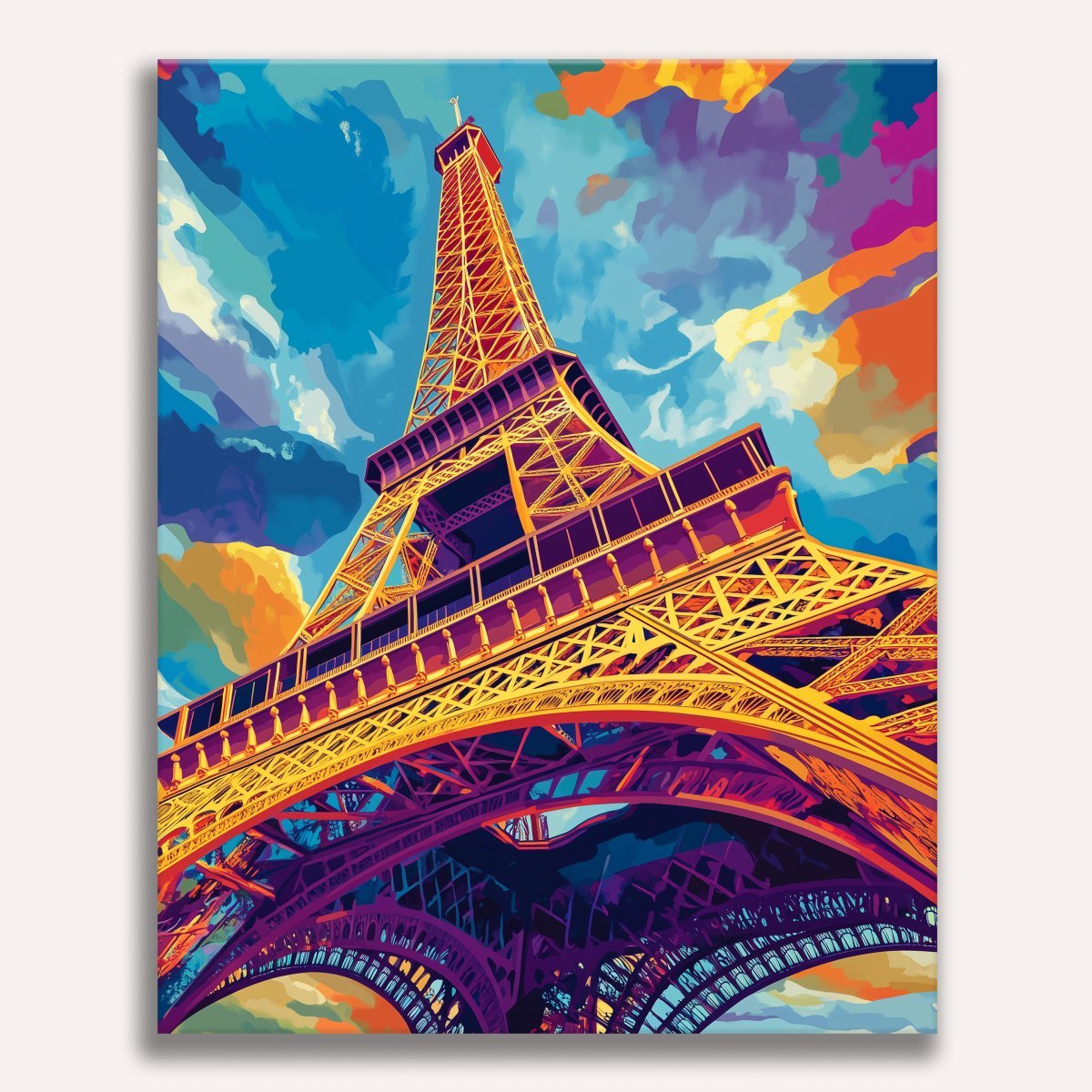 Vibrant Paris - Number Artist Diamond Painting Kits