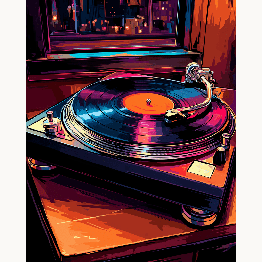 Vibrant Turntable