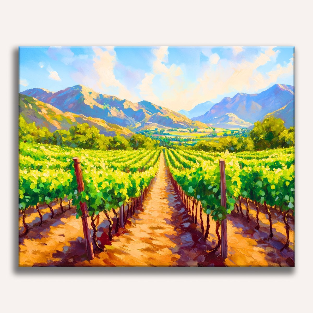Vibrant Vineyard - Number Artist Diamond Painting Kits