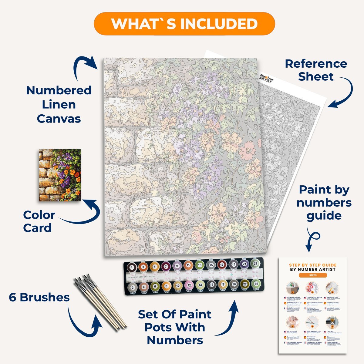 Vine Walls - Number Artist Diamond Painting Kits