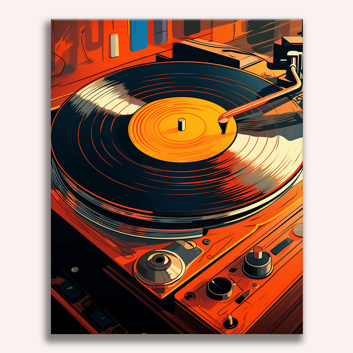 Vinyl Record - Number Artist Diamond Painting Kits