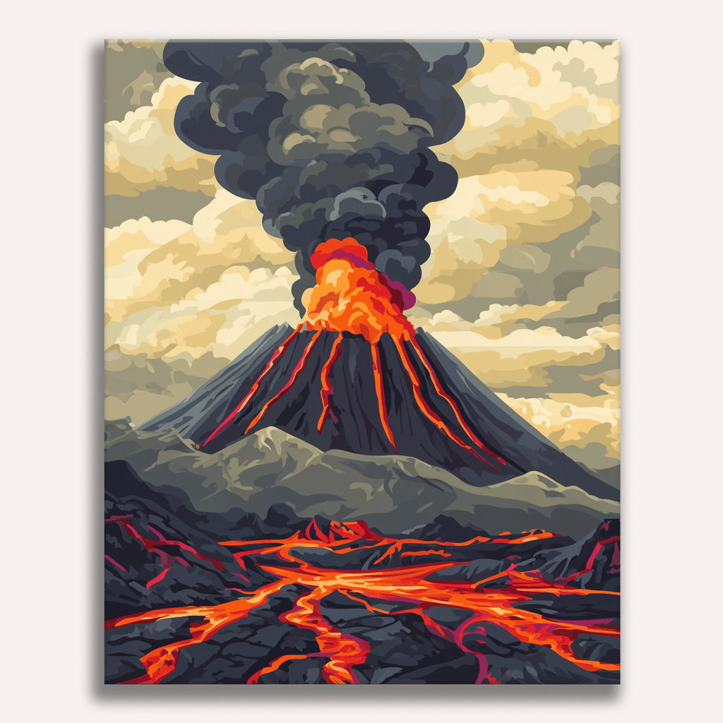 volcanic  リバイズド　イタリア語　一枚　美品 volcanic-lava_ad630b30-3694-